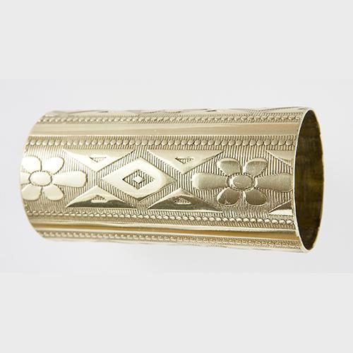 Dimond & Flower Brass Tube, Luxurious Quality Brass Tube