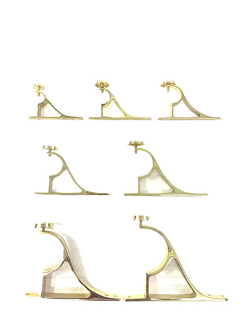 10cm Projection End Bracket, Solid End Bracket For Curtain Pole