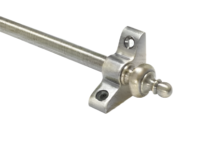 13 x Antique Brass 3/8" x 28" Stair Rods With Urn Finial