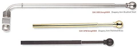Extendable Door Drapery Arm, Strong Extendable Drapery Arm