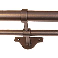 Double Metal Poles Strong And Unique Design Metal Curtain Poles