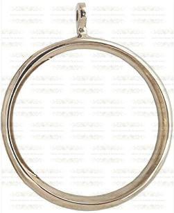 24k Moon Gold Solid Brass Ring, Durable Moon Gold Curtain Ring