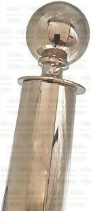 Moon Gold Finish With 24 Carat GOLD Plated Brass Pole Set 25mm