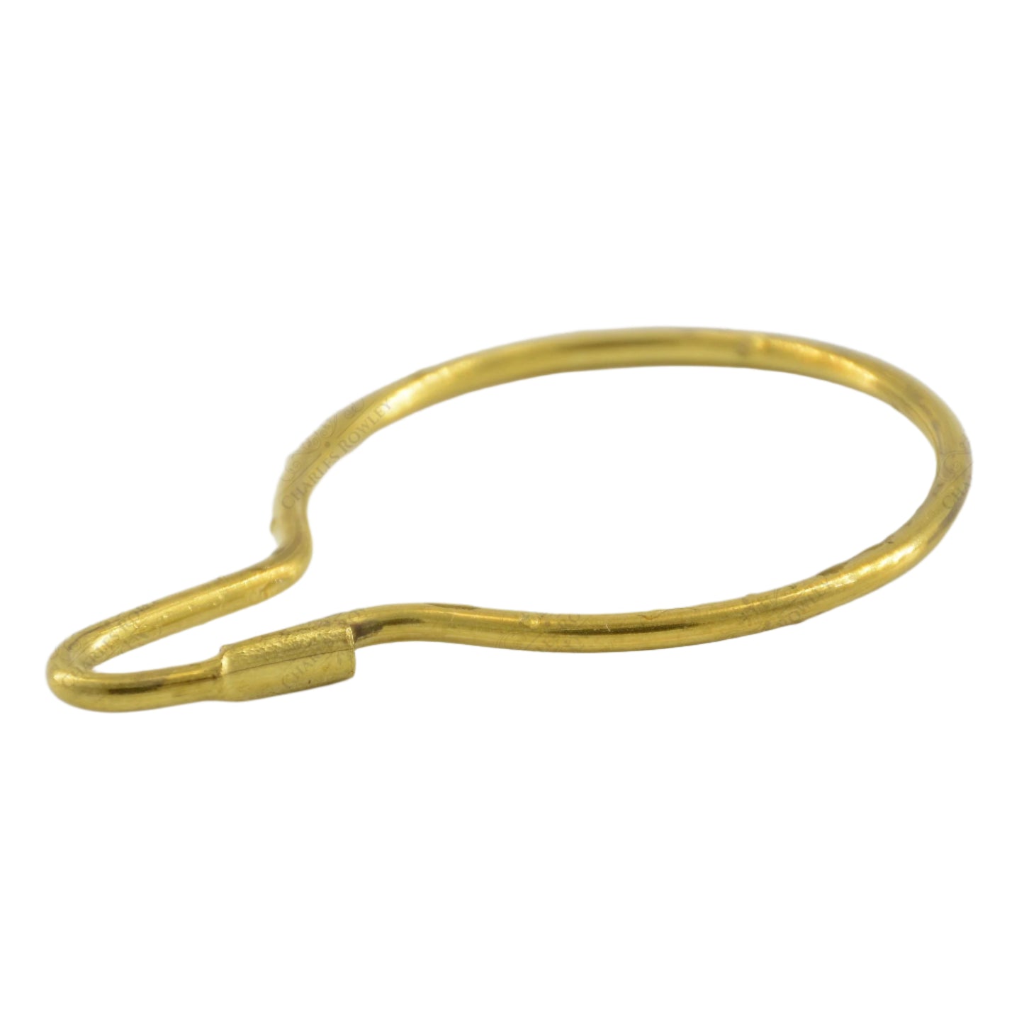 Shower Bath Rail Rings, Strong Solid Brass Curtain Rings