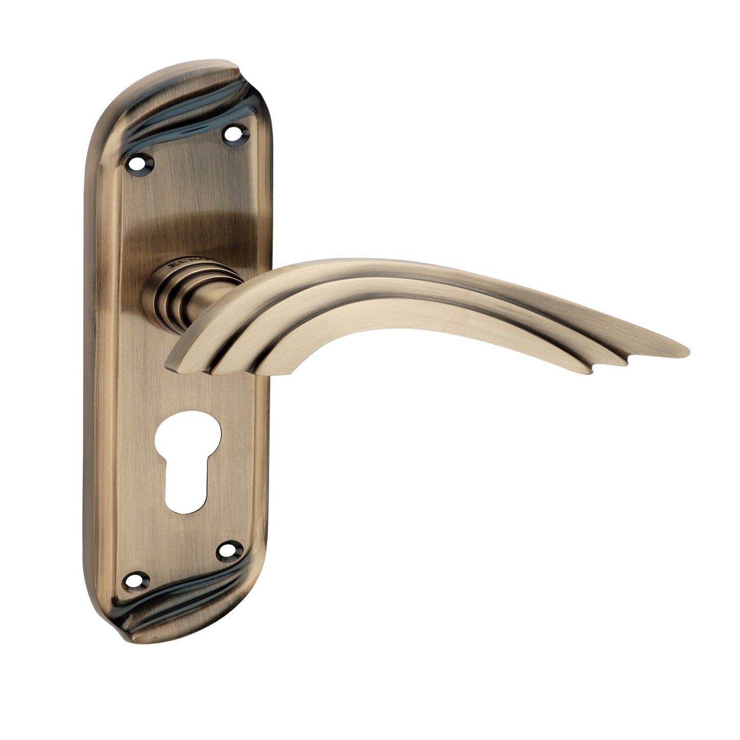 Shell Brass Door Handle, Strong And Unique Brass Door Handle