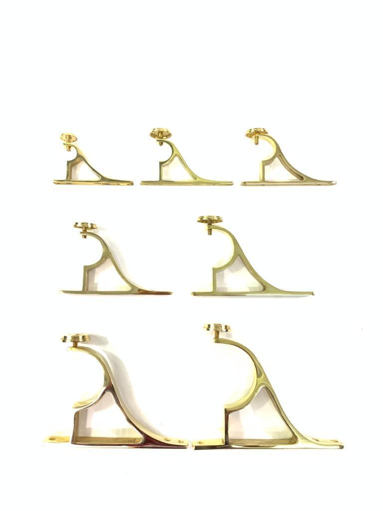10cm Projection End Bracket, Solid End Bracket For Curtain Pole