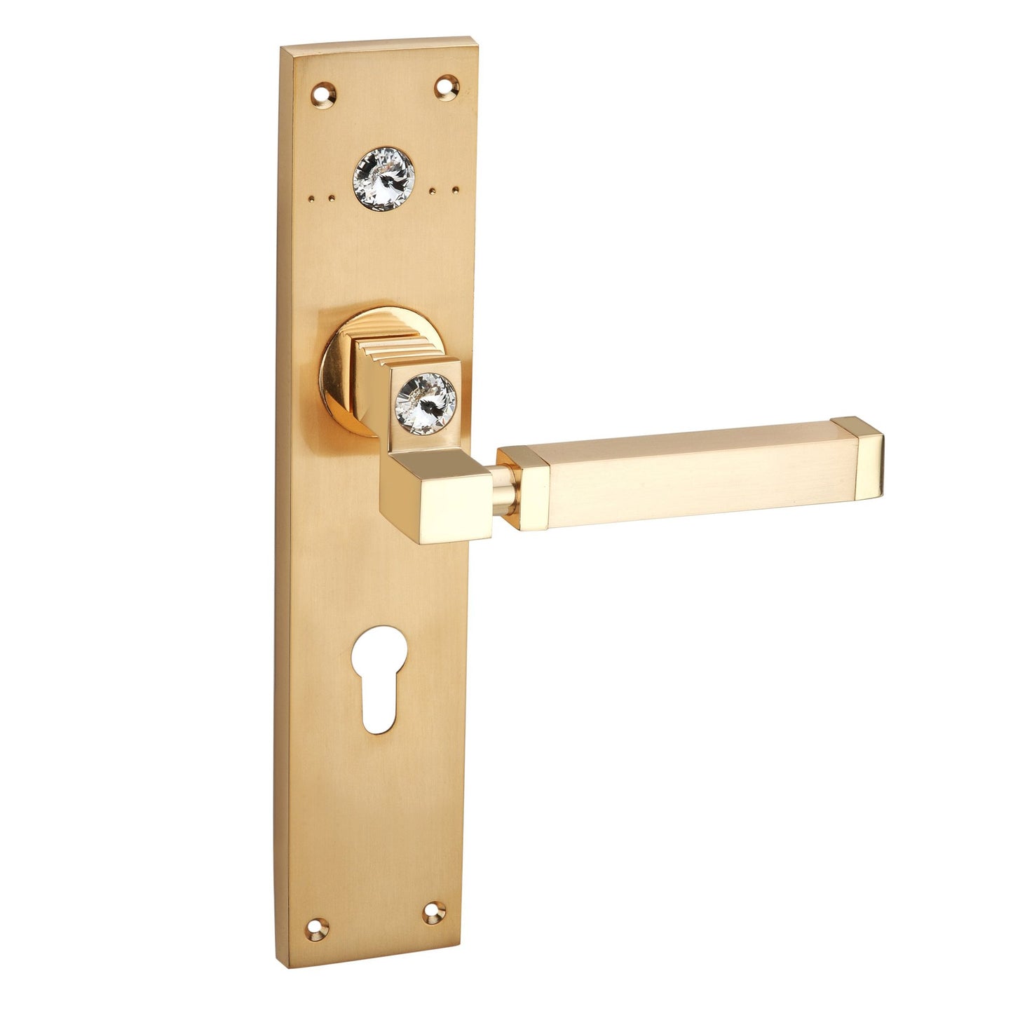 Opaque Brass Door Handle, Strong Brass Door Handle
