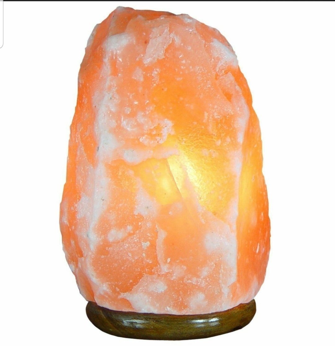 Himalayan Salt Lamp 3-5kg, Natural Crystal Rock With Bulb And Adapter