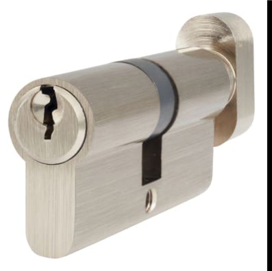 Silver Thumb Turn Locks, Durable And Strong Silver Thumb Turn Lock (70mm)
