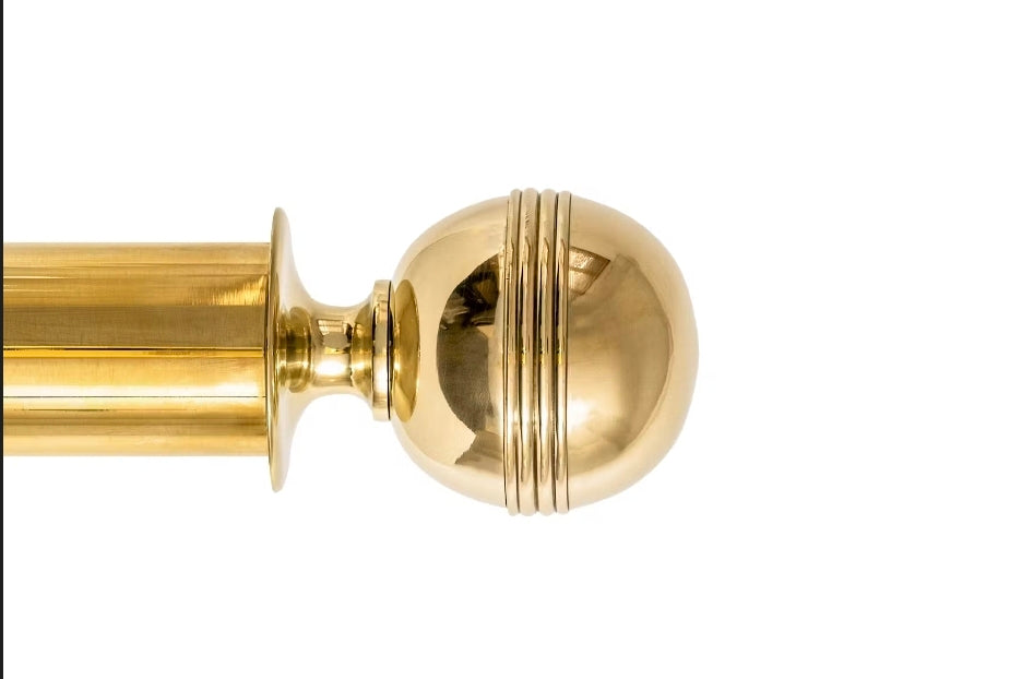 Ribbed Ball Finials x 3 Ribs