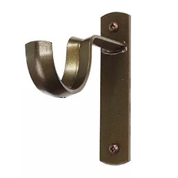 Standard Pole End Bracket Unique And Strong End Bracket (Antique Bronze)