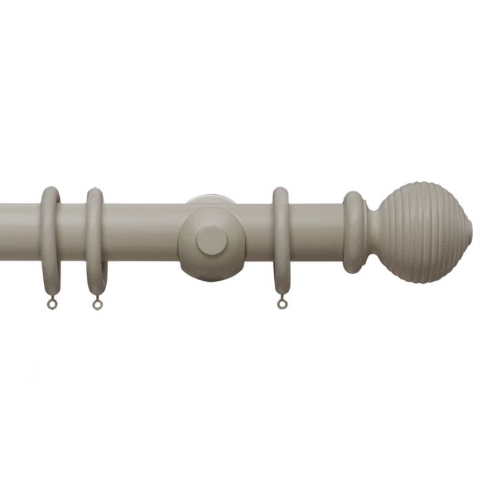 50mm Beehive Wooden Curtain Pole set