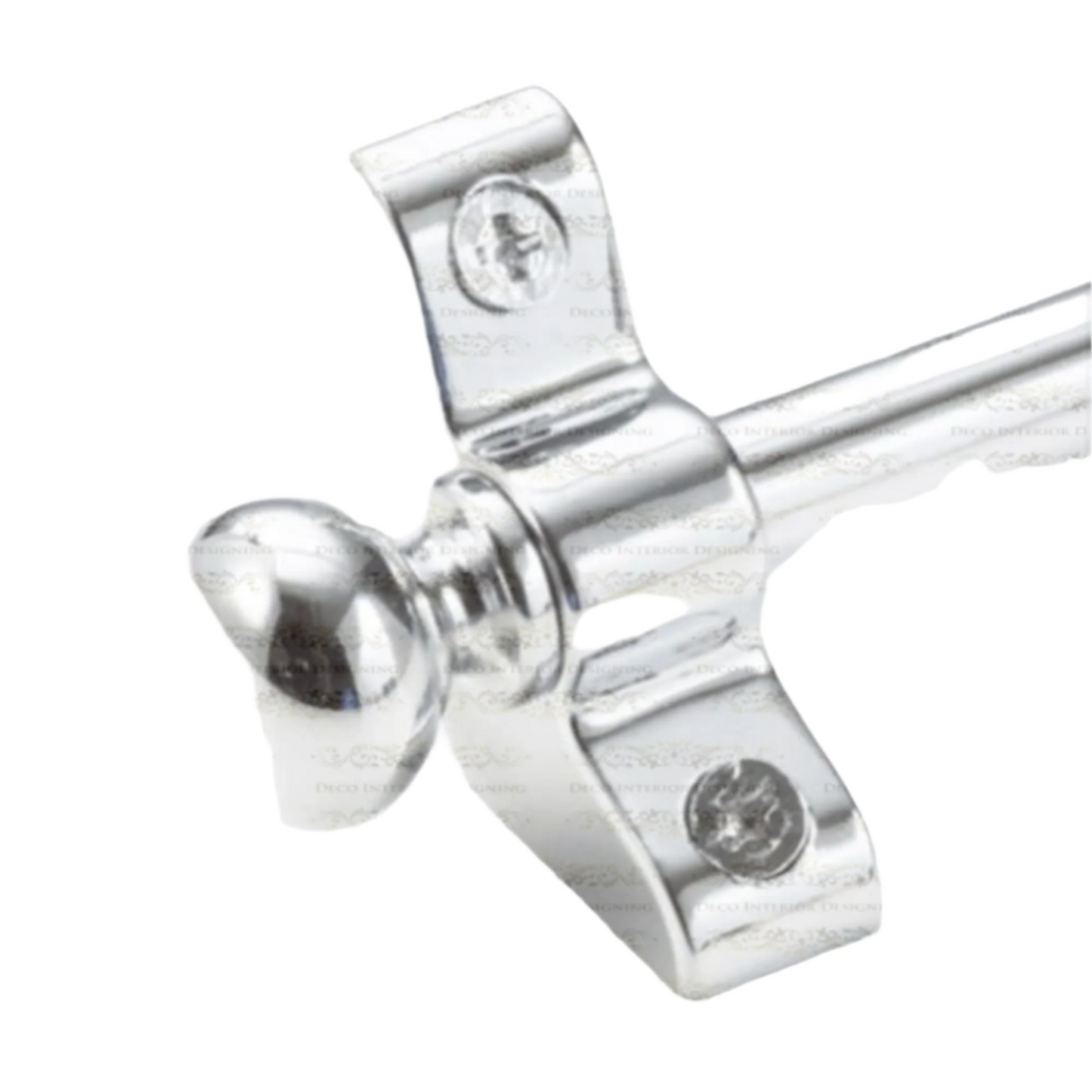 13 x Polished Chrome 3/8" x 28" Stair Rods With Ball Finial