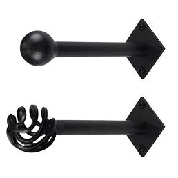 Post Holdback Unique Design Curtain Holdback (Ball & Basket)