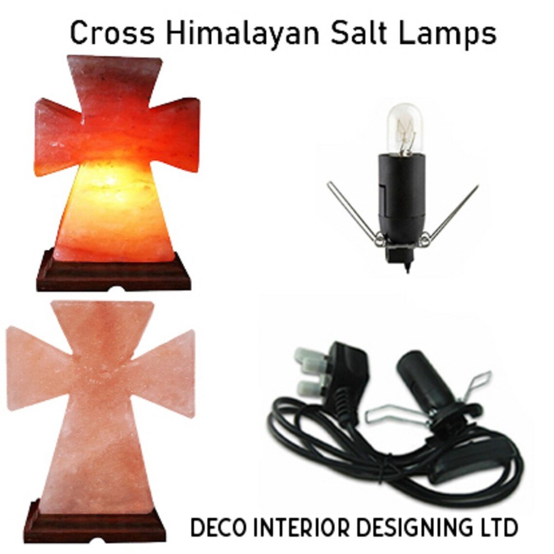 Himalayan Salt Lamp Cross Shape Himalayan Rock Salt