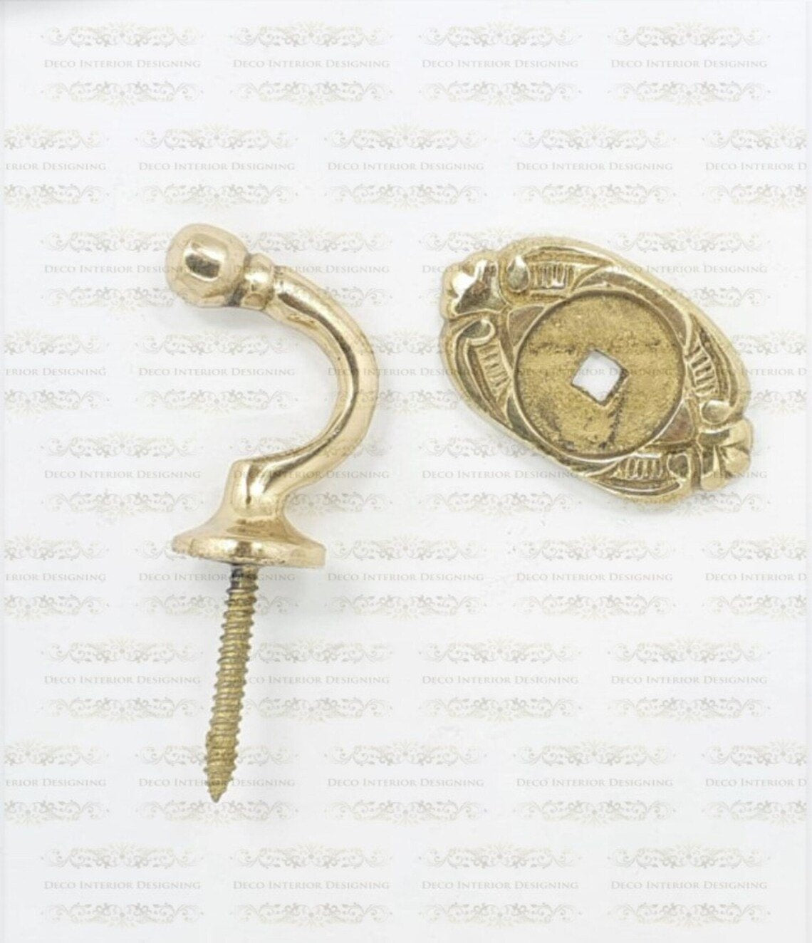 Brass Hook New Design Unique Polished Brass Hook