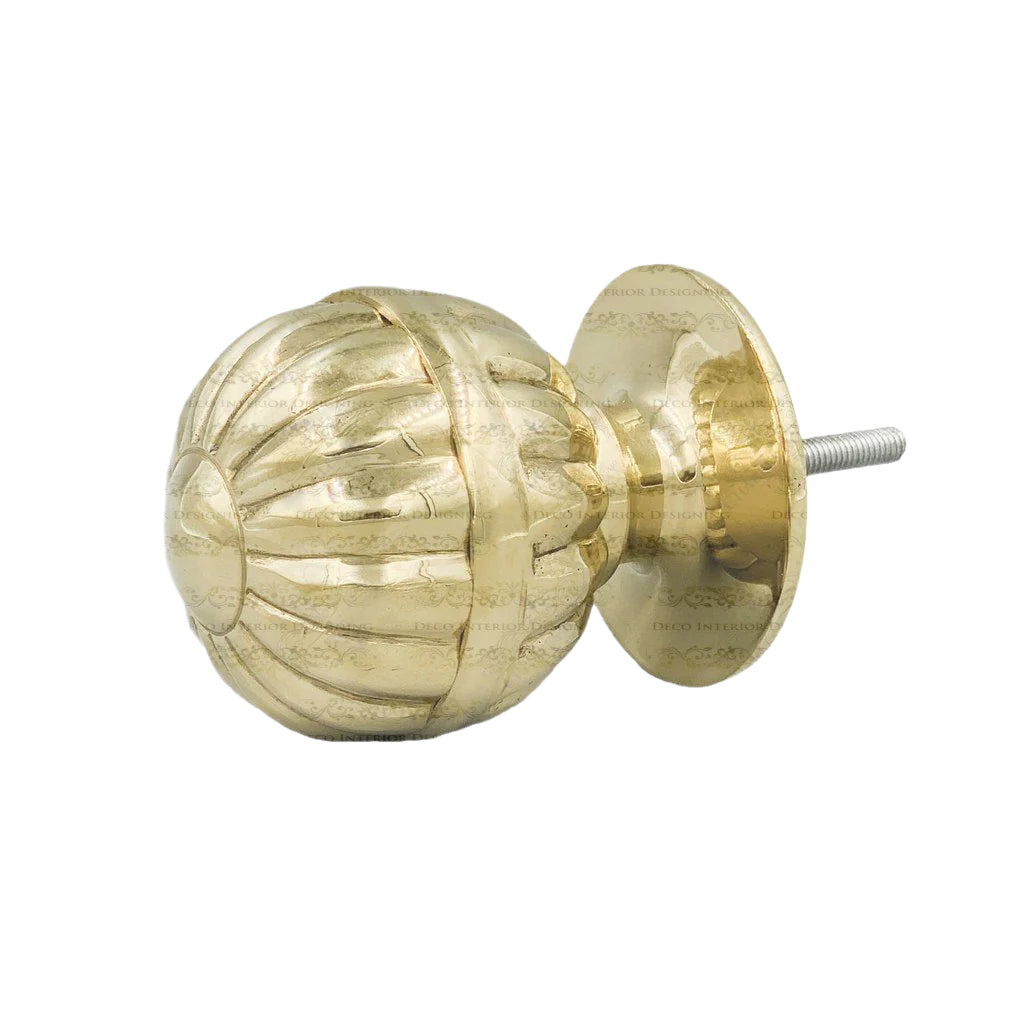 1990 Reeded Ball Brass Finials Strong And Durable Brass Reeded Ball