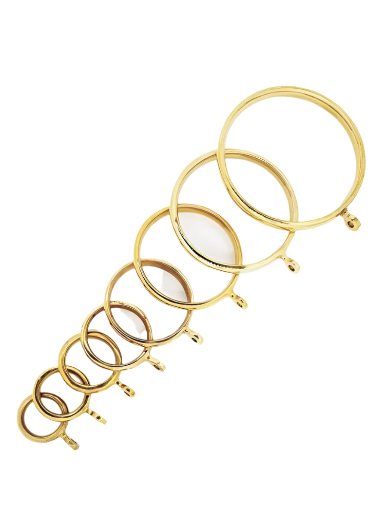 Solid Brass Curtain Rings Strong And Durable Curtain Rings For Curtain Rod In All Finishes
