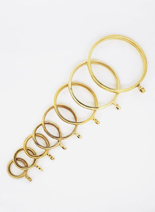 Solid Brass Curtain Rings Strong And Durable Curtain Rings For Curtain Rod In All Finishes