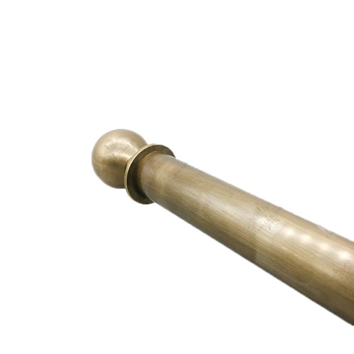 Brass Pole Set (25mm Diameter), Strong Curtain Pole Set