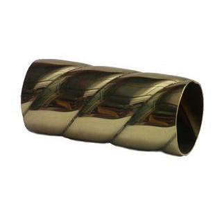 Rope Twist Brass Tube 51mm, Luxurious Quality Brass Tube