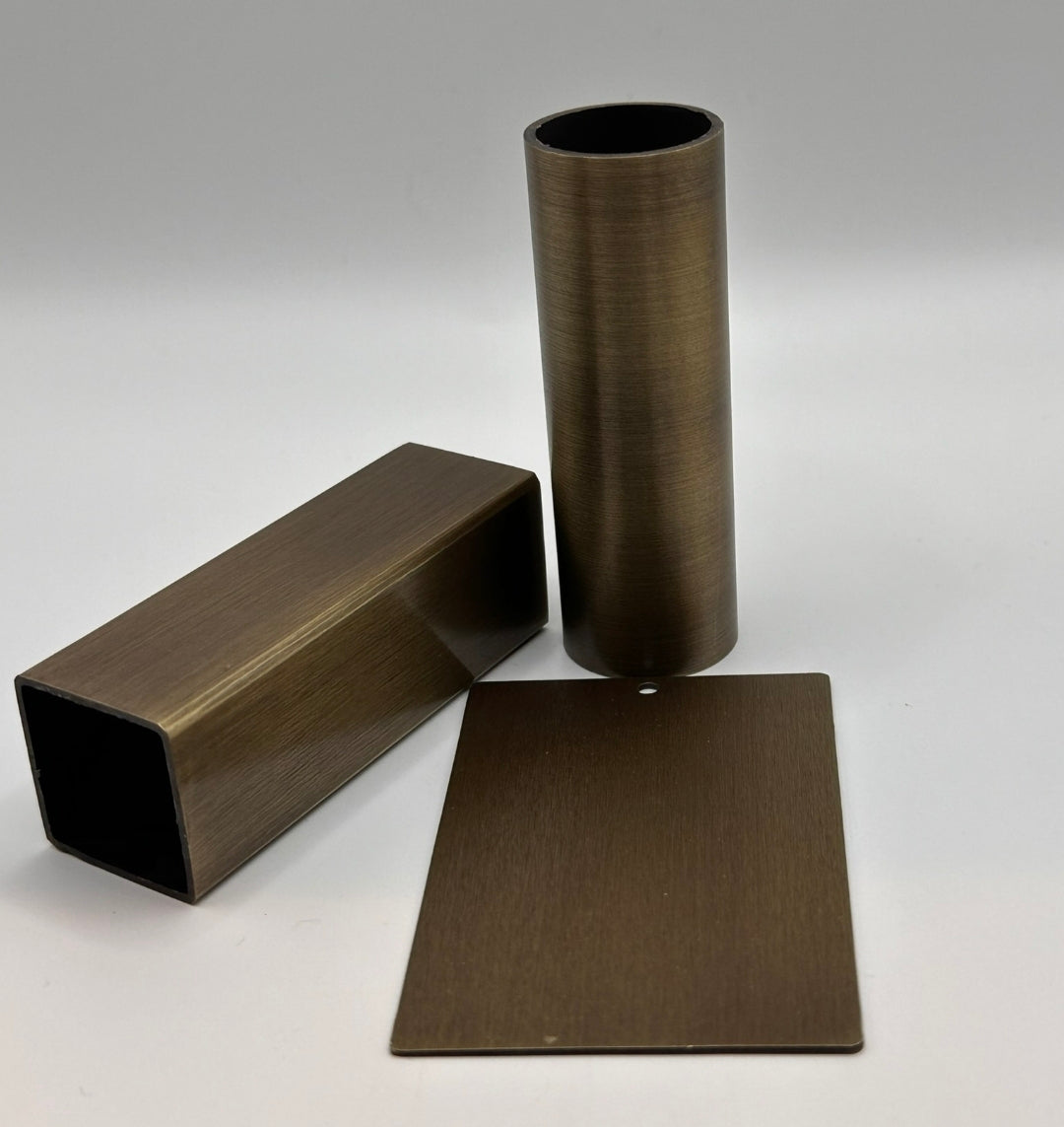 Brass Pole Curtain Pole (38mm Diameter), Strong Pole