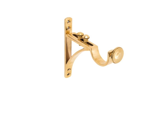 Brass Adjustable End Bracket, Strong And Durable End Bracket