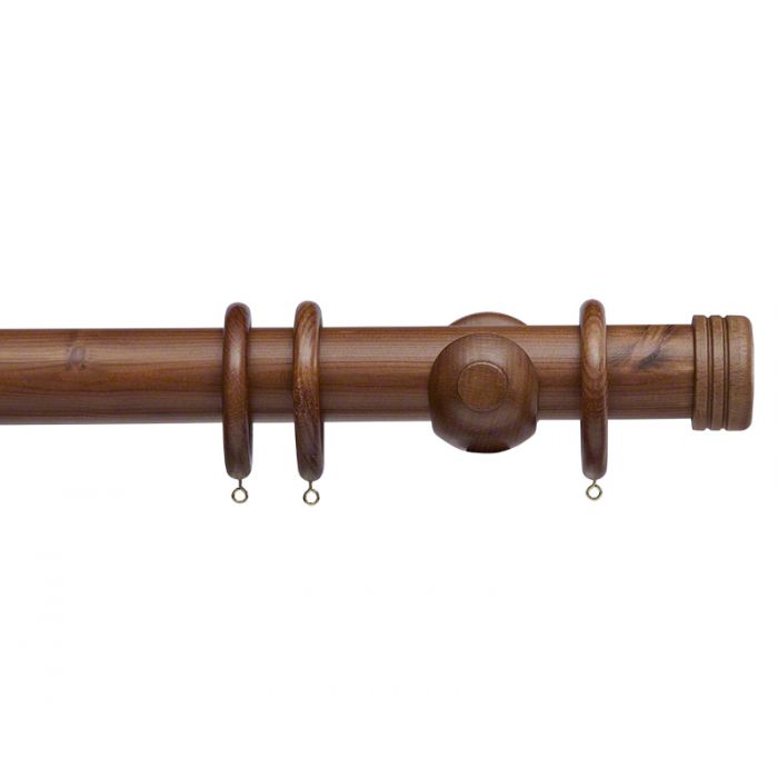 50mm Wooden Curtain Pole set