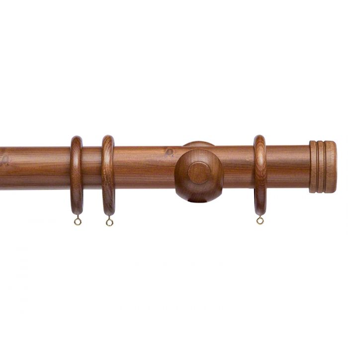 50mm Wooden Curtain Pole set