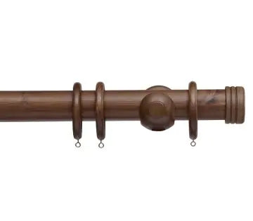 50mm Wooden Curtain Pole set
