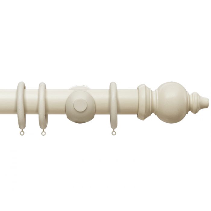 50mm Oriental Wooden Curtain Pole set