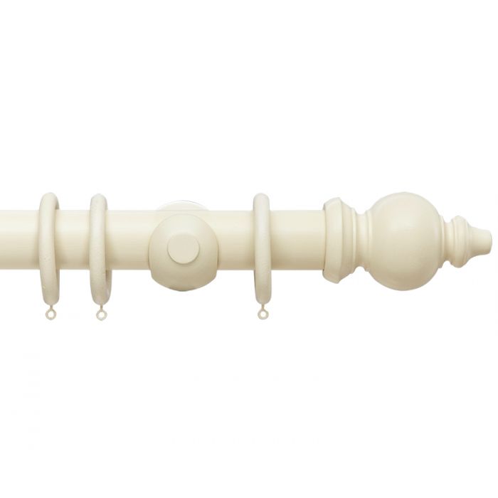50mm Oriental Wooden Curtain Pole set