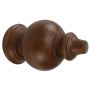 50mm Oriental Wooden Curtain Pole set