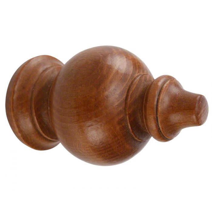 50mm Oriental Wooden Curtain Pole set
