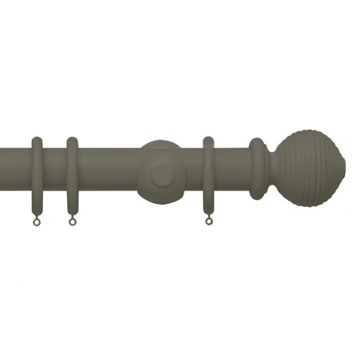 50mm Beehive Wooden Curtain Pole set