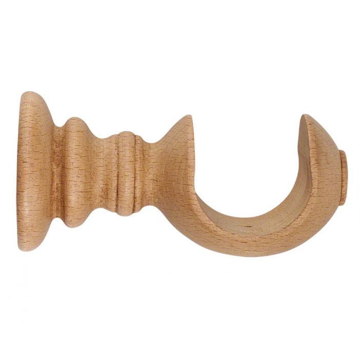 50mm Beehive Wooden Curtain Pole set